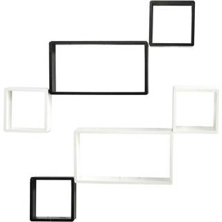 N?sten naturlig 15in. Moderne v?gkunst d? Cor flydende hylder (s?t p? 6)