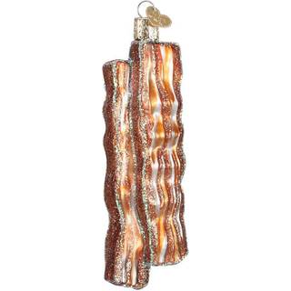 Old World Christmas Ornamenter: Bacon Strips Glass blæst ornamenter til juletræ