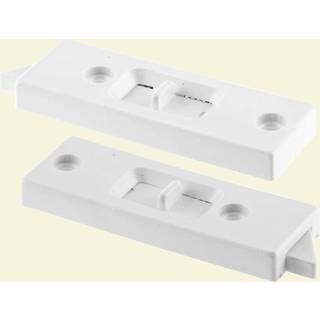 Prime-line F 2598 Hvid vinyl lodret hængende skydespil (enkelt pakke)