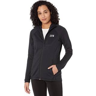 Mountain Hardwear Women's Polartec Power Grid Full Zip Fleecejakke Damer størrelse S farve sort