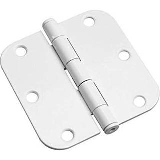 Richelieu 1821WB VERNING (2-PACK) 3 1/2-tommer (89 mm) Fuld Mortise Butt H?ngsel til indvendig d?r 5/8-tommer Radius hvid finish