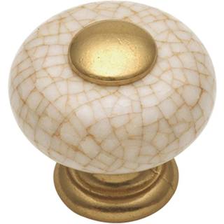 Hickory Hardware P221-VC 1-tommer Tranquility Cabinet Knob Vintage Brown Crackle