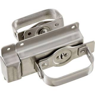 National Hardware N303-131 Svingende d?r Latch H?rbelagt med Weatherguard Protection Rustfrit st?l