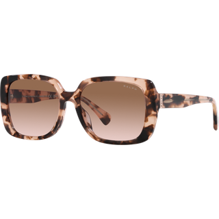 Ralph Lauren Kvinde RA5298U 605813 Solbriller Acetat Rosa Brun Firkantet Normal Skygge