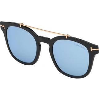 Tom Ford FT5532-B-CL Clip-On Only 01X 49 Solbriller Mænd Black - Black - 49mm
