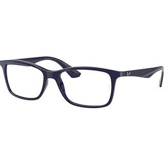 Ray - Ban Unisex RX7047 8100 Optiske stel Injiceret Blå Transparent Firkantet Normal