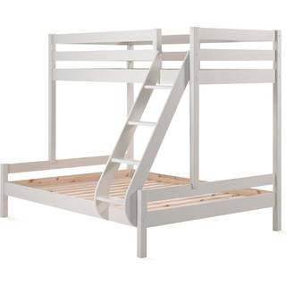 Køjeseng Pino familieseng 140x200 + 90x200 – hvid