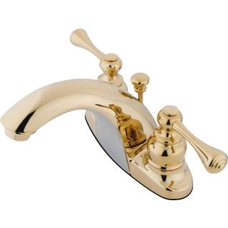Kingston Brass GKB7642BL 4 in. Centerset badev?relse vandhane poleret messing