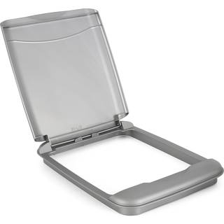 Rev-a-hylde 35 QT under vasken affald kan l?g til base k?kken og badev?relse skab udskiftning plast papirkurv bin l?g kun s?lv RV-35-l?g-17-1