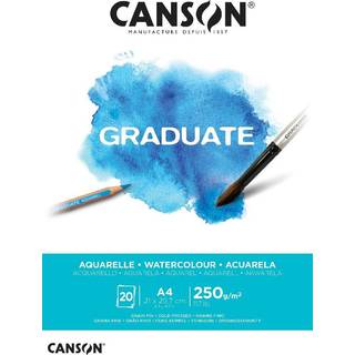 Graduate Aquarellpapier DIN A4 20 Blatt 250 g