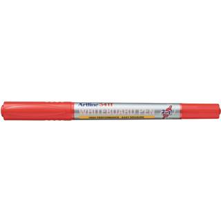 Artline Whiteboard Marker 541T 2-i-1 rød