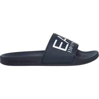 EA7 Herren Pantoletten blau Gummi