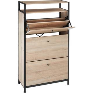 Skostativ - Industrielt lyst træ, egetræ Sonoma,61 cm