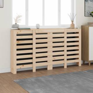 radiatorskjuler 210x21x85 cm massivt fyrretræ