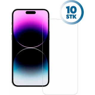 iPhone 13/13 Pro/14/16e 9H 2,5D Skærmbeskyttelse 10 Stk.