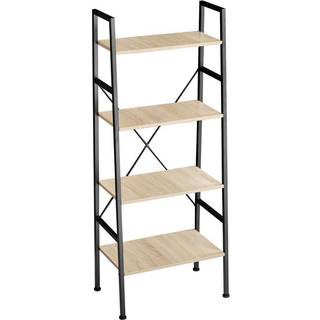 Newcastle stigereol 57,5 x 35,5 x 139 cm - Industrielt lyst træ, egetræ Sonoma