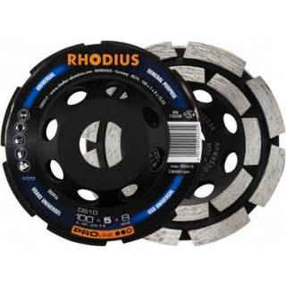 RHODIUS Diamantkop DS 10 Ø125 x 8,0 x 22,23 mm (302917)