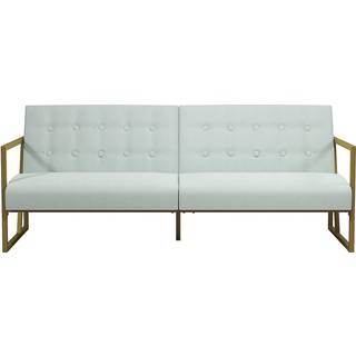 Sofa 3-sæder i fløjlsbleget lys stof