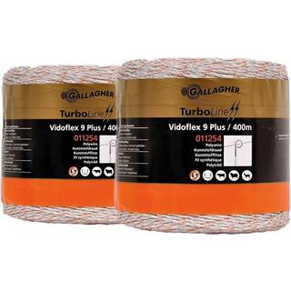 Gallagher Duopack vidoflex 9 turboline hvid 2x400m