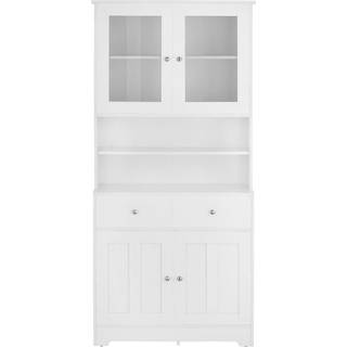 Buffet 2+2 Døre Hvid