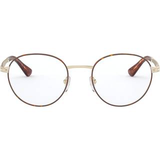 Persol Mand PO2460V 1075 Optiske stel Metal Guld Transparent Pantos Normal