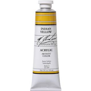 M. Graham 2-ounce tube akrylmaling indisk gul (22-109)
