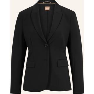 Regular fit blazer i ny uld