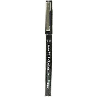 Marvy Uchida 6000 Kalligrafi Pens Black 2,0 mm Fine [Pakke med 12]