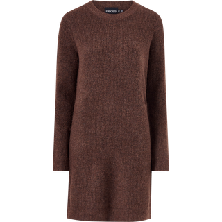 Pieces - Pcellen Knit Dress - Kjoler til hende - Chicory Coffee - L