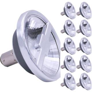 Fordelspakke 10x Noxion Lucent LED Spot AR70 BA15d 6W 350lm 36D - 927 Ekstra Varm Hvid | Bedste Farvegengivelse - Dæmpbar - Erstatter 50W