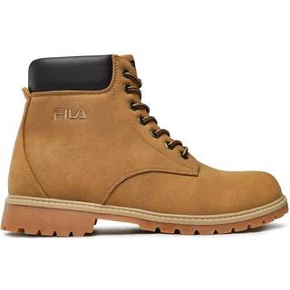 Fila Vibrant Yellow Contrast Lace-up Boots
