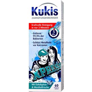 Rengøringstabletter til Bøjle & Bideskinne Kukis Express 60 Stk.