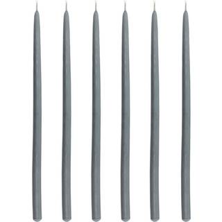 Villa Collection Altri juletræslys 30 cm 6-pak Dark Grey
