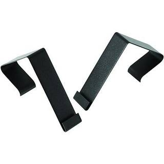 Cubicle -partitionsb?jler 1 1/2 """" - 2 1/2 """" Paneler Black 2/Set