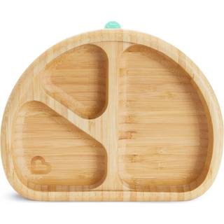 Munchkin Bambou Divided Sugtion Plate - Milj?venlig bambus -middagsvarer til babyer og sm?b?rn