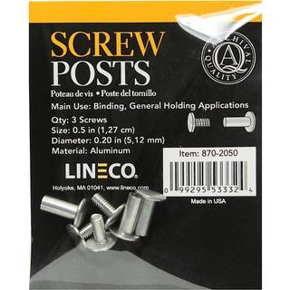 Lineco/University Products Bookbinding Posts & Extensions 3/PKG. .5 """"