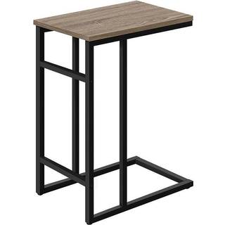 Accenttabell C-formad slutsida mellanmål vardagsrum sovrummet metall laminat brun svart modern modern