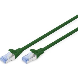 DIGITUS Ecoline patch cable - 15 m - green - Grøn - 15 meter