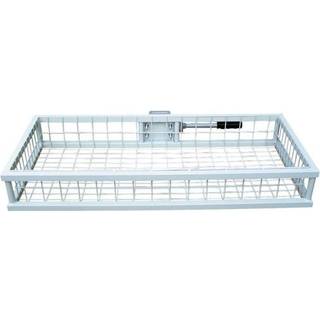 Transportkurv i Metal - Til Montering På Anhængertrækket - Mål 105x45x16 cm
