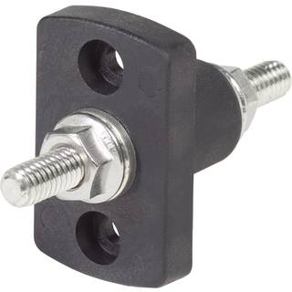 Klemrække Blue Sea Systems Terminal Feed Through Connector, 2 x M8, 250 A, sort (minus)