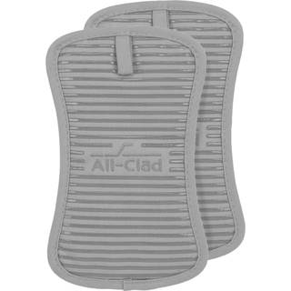 All-Cled Premium Pot Holder & Hot Pad: Varmebestandig op til 500 grader-100% bomuld 10 """" X6.25 """" Hot Pad For Kitchen and Barbeque 2-Pack Titani