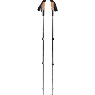 Black Diamond Unisex Pursuit Shock Trekking Poles Steel Grey/Foam Green, Steel Grey-Foam Green, S/M