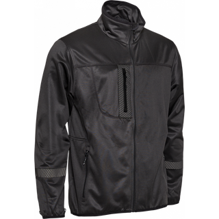 Midlayer zip-in jakke 150015 sort Str. S