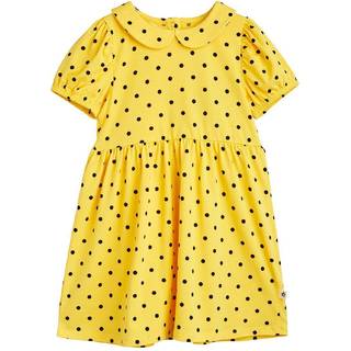 Mini Rodini Yellow Kjole Polka Dots
