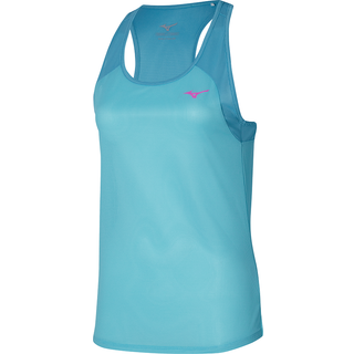 Mizuno Dry Aero Flow Tank Top Women - Blue, Size XL - blue
