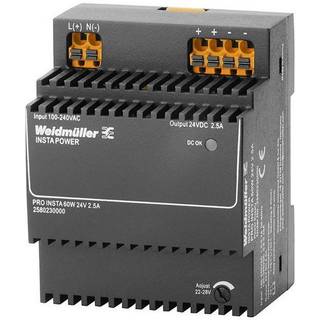 Weidmüller Strømforsyning pro insta 60w 24v 2.5a
