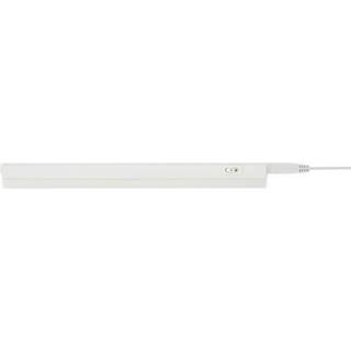 LED underskabslampe Hephaistos, hvid, længde 31 cm