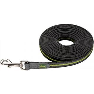 Hunter Trackingleash Visby Super Grip Hundesnore størrelse Länge 10 m - Breite 2,0 cm farve gelb reflective