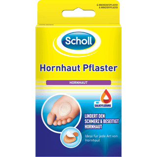 Scholl Callus Puder til sensitive steder på fødder 4 stk. - 4 stk.