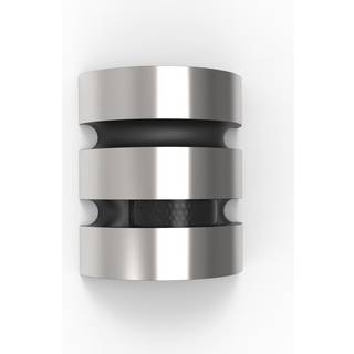 LUTEC MAYA udendørs LED væglampe med sensor, H17,5 cm, IP44, rustfrit stål